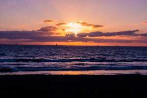 beach sunset